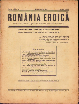 HST Z305 Revista Rom&amp;acirc;nia Eroică 3/1937 foto