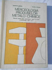 Merceologia Produselor Metalo-chimice Manual Pentru Licee Eco - G. Bembea V. Capraru ,268342 foto