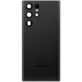 Cumpara ieftin Capac Baterie Samsung Galaxy S22 Ultra 5G S908, Negru (Phantom Black), Service Pack GH82-27457A