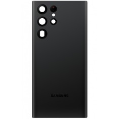 Capac Baterie Samsung Galaxy S22 Ultra 5G S908, Negru (Phantom Black), Service Pack GH82-27457A foto