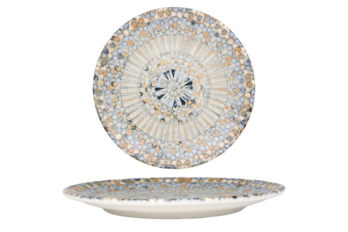 Bonna Farfurie pentru Desert - Luca Mosaic - Por&Aring;&pound;elan - 21 cm - set de 6