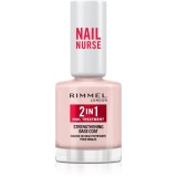 Rimmel Nail Nurse 2-in-1 lac intaritor de baza pentru unghii cu efect de &icirc;ntărire 12 ml