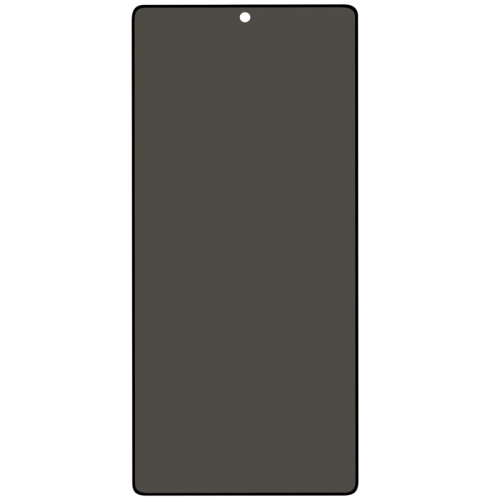 Folie sticla protectie ecran Privacy Full Glue margini negre pentru Samsung Galaxy S25+