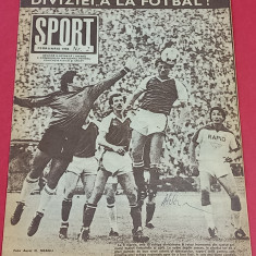 Revista SPORT nr.2/februarie1986 (prezentare echipele de fotbal div. A)