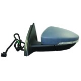 Oglinda exterioara VW Passat (B7) 11.2010-2015, Partea Stanga Crom Asferica Electrica Cu Incalzire 3Ab857507D9B9 cu semnalizare, 15 pini, carcasa gru