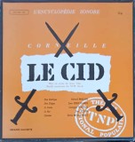 Vinil LP Le Cid Pierre Corneille, Set 2 Discuri, 1955, Hachette, 33 RPM, 30 cm, Acte 1-5