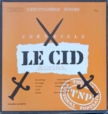 Disc vinil, LP. Le Cid. SET 2 DISCURI VINIL-PIERRE CORNEILLE foto