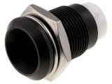 Montură LED 8mm Metalică Neagră &Icirc;ncastrată