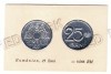25 BANI 1921 - Aluminiu COINS, Reclama FERDINAND, Carton Embosat ( 6,5/4 cm )