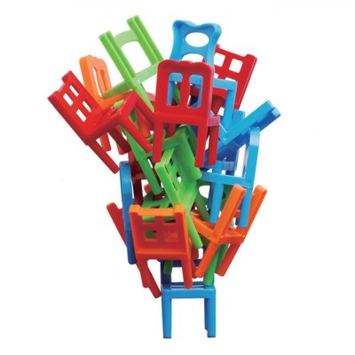 Joc &amp;Icirc;ndem&amp;acirc;nare Multicolor, Set 32 Piese, Scaune Imbinabile foto
