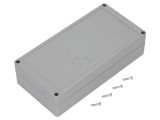 Carcasă universală ABS gri &icirc;nchis 120mm x 240mm x 60mm