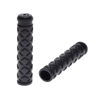 Set mansoane bicicleta, culoare negru, lungime 125mm Cod:AWR2200B foto