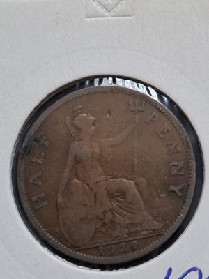Half penny 1929 foto