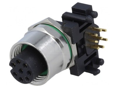 Soclu M12 8 PIN mamă DeviceNet/CANopen THT IP65/IP67 foto