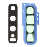 Geam Camera Samsung Galaxy S10, Albastru (Blue), cu Rama