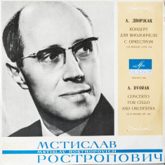 Vinyl А. Dvorak - Mstislav Rostropovich, Berlin Philharmonic Orchestra, clasica