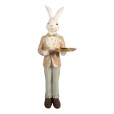 Cumpara ieftin Figurina Iepuras polirasina multicolora 20x20x56 cm