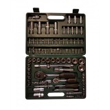 Trusa 94 Piese , Chei Tubulare Si Capete Surubelnite , High Quality , Carcasa Inclusa , Verde