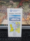 Scandinavian Seaways Fahrplane, Tarife 1990, pliant, 193