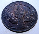 1.725 ITALIA WWII VITTORIO EMANUELE III 10 CENTESIMI 1943 R, Europa, Bronz-Aluminiu