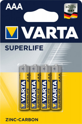 Set 4 Baterii Varta Superlife AAA 30500535 foto