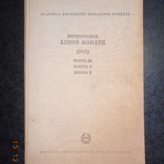 DICTIONARUL LIMBII ROMANE tomul XI partea 1 (1978, editie cartonata)