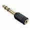 Adaptor jack 3.5mm mama la jack 6.3mm