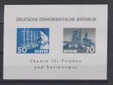 DDR 1963 BL.18 MNH, Nestampilat