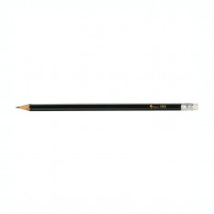 Creion grafit HB cu radiera corp negru Forpus 50803