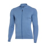 Pulover bărbați cu fermoar bleu PL018, 46