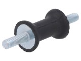 Atenuator de Vibrații M6 20mm Guma