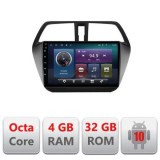 Navigatie Suzuki S-Cross C-337 Octa Core cu Android Radio Bluetooth Internet GPS WIFI 4+32GB CarStore Technology