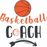 Cumpara ieftin Sticker decorativ, Basketball, Portocaliu, 60 cm, 7071ST-3, Oem