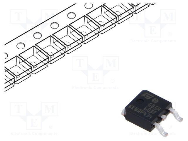 Tranzistor IGBT STMicroelectronics 600V 5A 83W DPAK