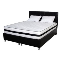 Set Saltea Superortopedica lux 140x200x26 Iris plus 2 perne microfibra 50x70 foto