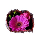 Autocolant decorativ, Gaura in perete, Arbori si flori, Multicolor, 83 cm, 458ST-1