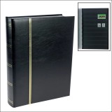 Clasor timbre cu 60 pagini negre, A4, coperta nearga