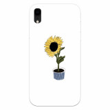 Husa silicon pentru Apple Iphone XR, Sun Flower