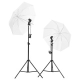 Kit lumini studio foto, trepiede+umbrele