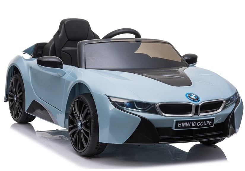 Masinuta electrica pentru copii, BMW I8, cu telecomanda, 2 motoare,  greutate maxima 30 kg, 5161 | Okazii.ro