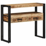 VidaXL Masă de consolă Maro 90 x 33 x 75 cm Lemn masiv de mango