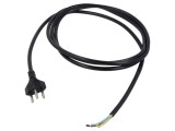 Cablu 3x1mm2, 2,5m, negru