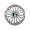 Set 4 capace roti 16 inchi (R16) Dino Gri, Compatibile cu Skoda, Autohelix MSA