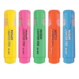 Set 12 Marker fluorescent Highlither evidentiere text 5mm SG1017