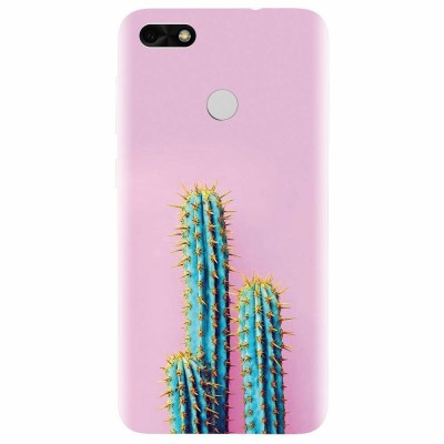 Husa silicon pentru Huawei Y6 Pro 2017, Cactus 102 foto