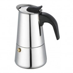 Espressor cafea manual pentru aragaz, inox, 200 ml, 4 cesti foto