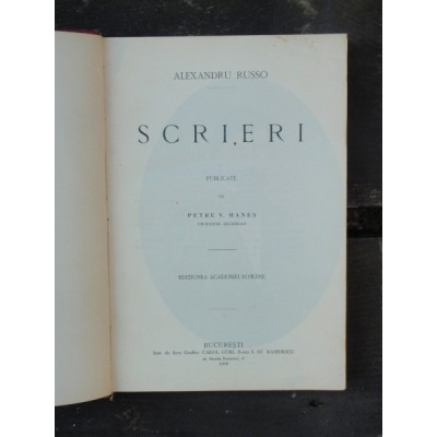 SCRIERI - ALEXANDRU RUSSO foto