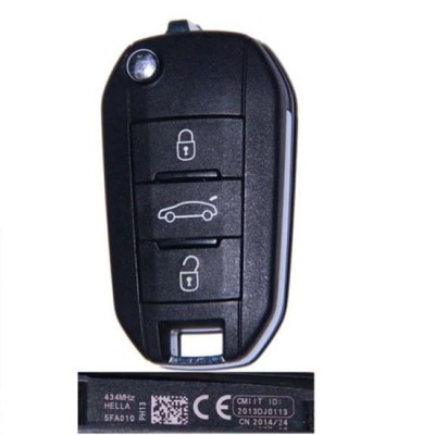 Cheie Briceag Peugeot 508 3 Butoane Completa 434MHz foto