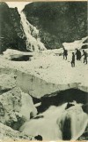 CP1816N Cascada Bulea iarna - Buleawasserfall im Winter, carte poștală