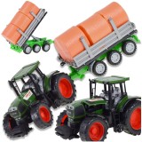 TRACTOR, MAȘINĂ AGRICOLĂ, BALOTURI, REMORCĂ, FERMIER, JUCĂRIE PENTRU COPII